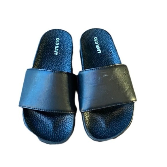 Old Navy Boys Black Sandals 1/2​​ - Picture 1 of 5